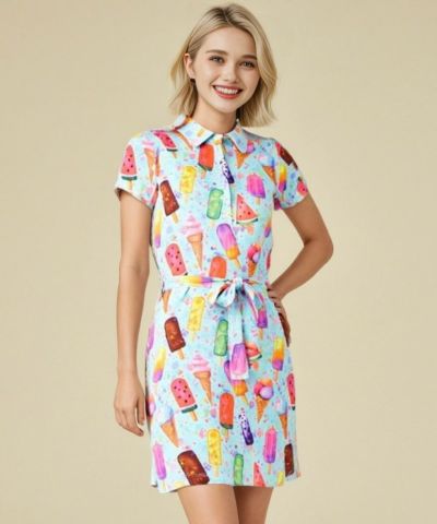 Loudmouth グラフィティ柄 ワンピース ワンピース 「Loudmouth/ラウドマウス」レディースワンピース