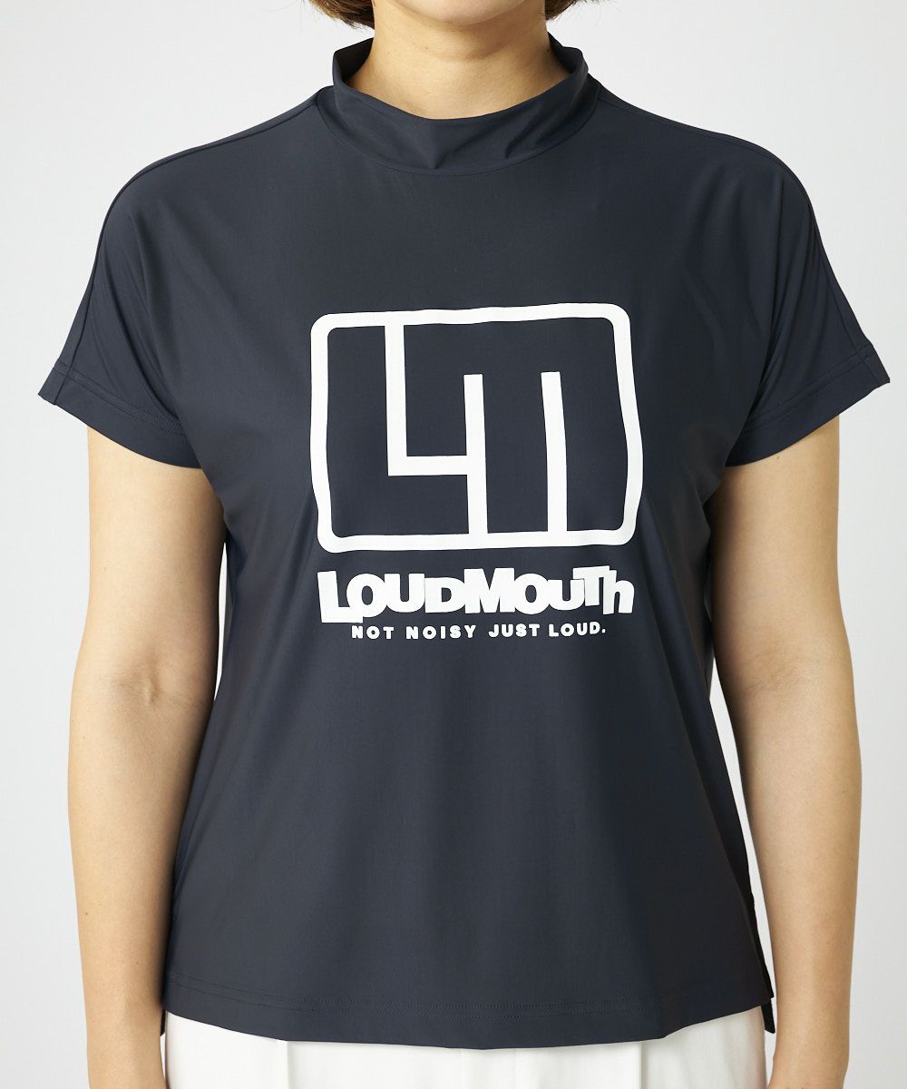 ラウドマウス　モックネックTシャツ LOUDMOUTH ラウドマウス メンズ モックネックシャツ ゴルフ
