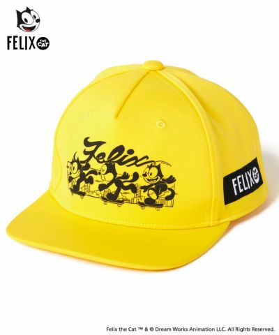 LOUDMOUTH×FELIX ユニセックス フラットキャップ イエロー