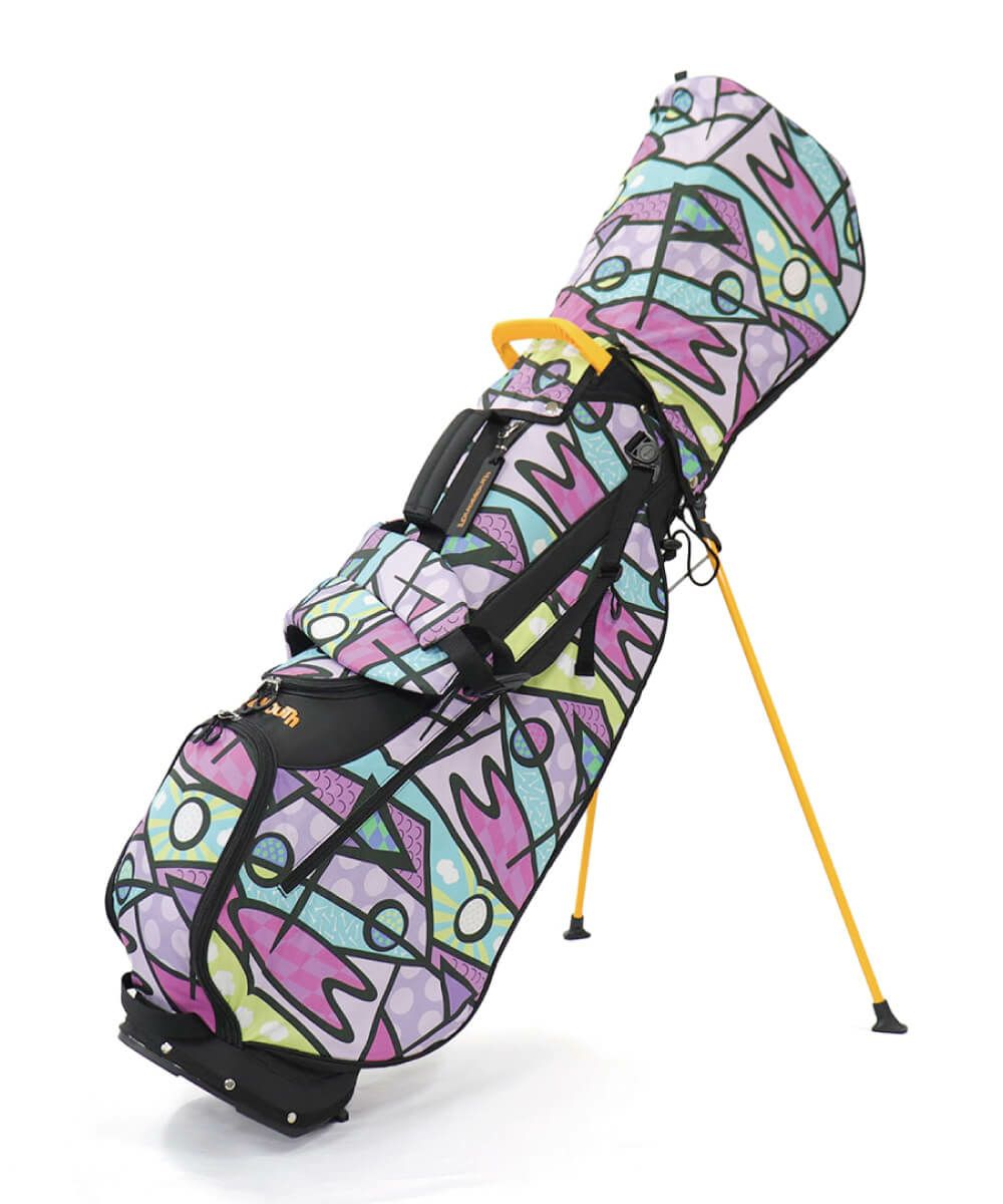 超軽量スタンドバッグ 8.5型 Golf Trip Neon Purple/ゴルフ
