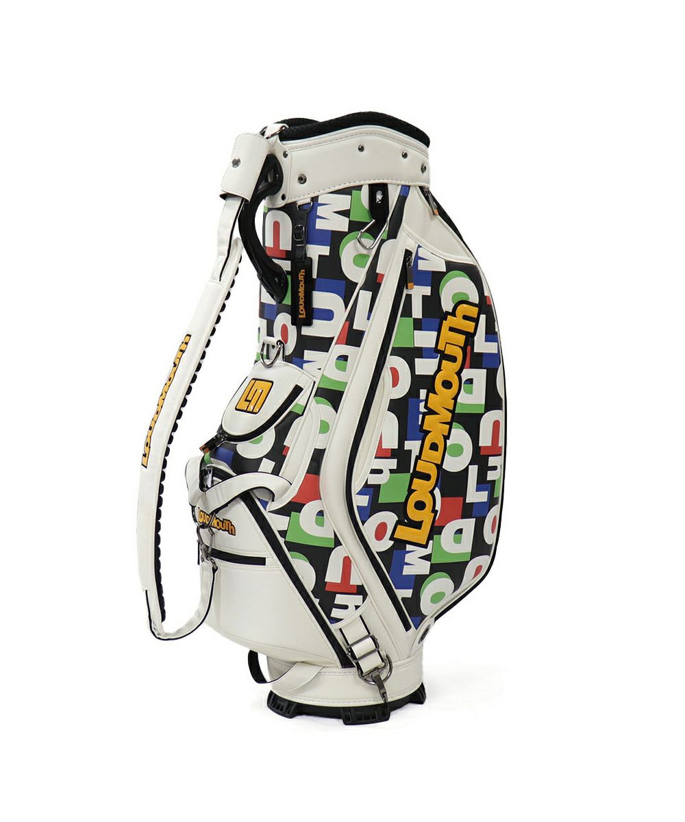LOUDMOUTH カモフラージュ キャディバッグ9.5型(希少)美品 LOUDMOUTH カモフラージュ キャディバッグ9.5型(希少)美品 （9型