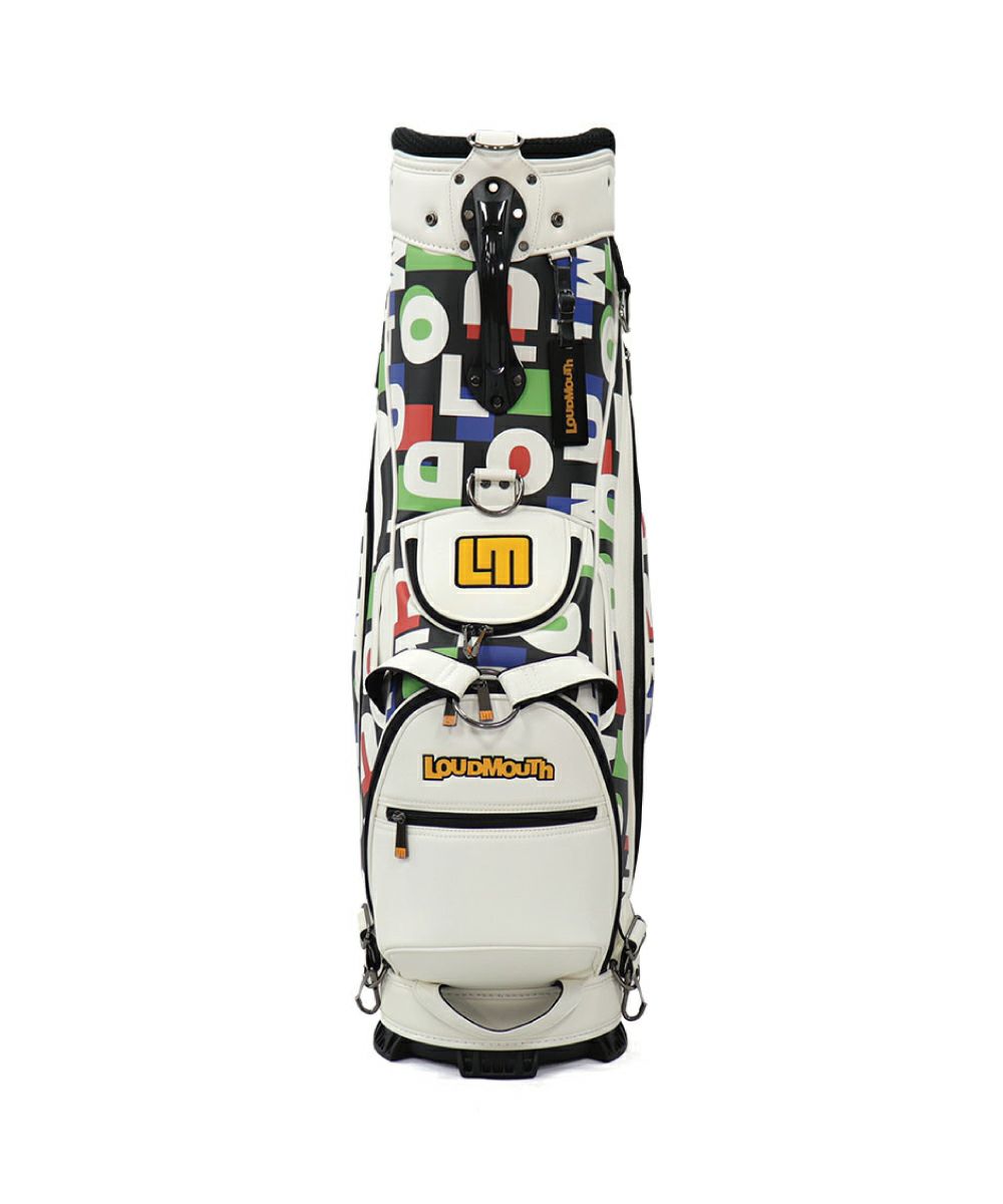 LOUDMOUTH キスマーク柄 軽量　新品 9インチキャディバッグ LOUDMOUTH キスマーク柄 軽量 新品 9インチキャディバッグ 9