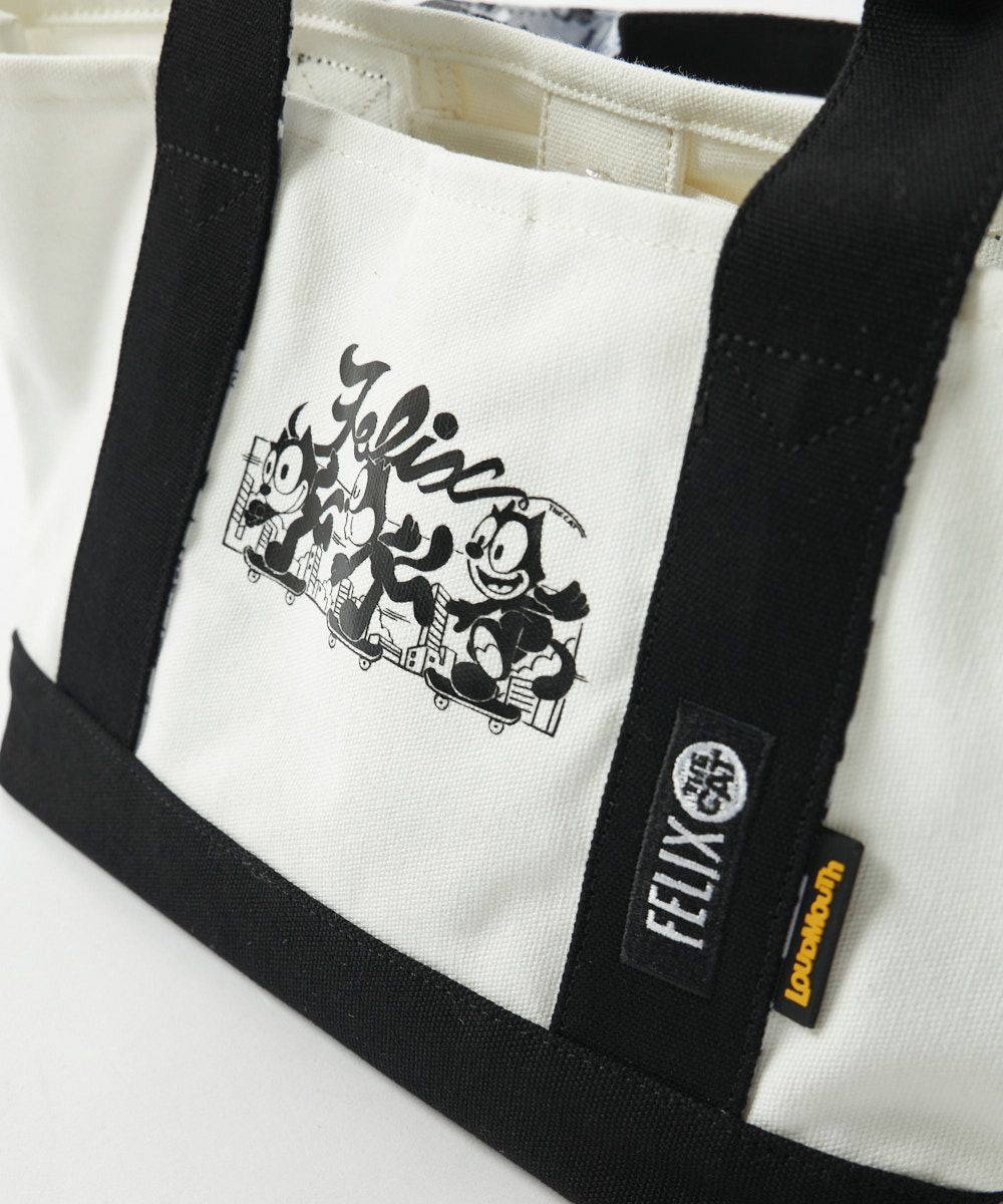 LOUDMOUTH×FELIX ミニトート ホワイト | LOUDMOUTH JAPAN