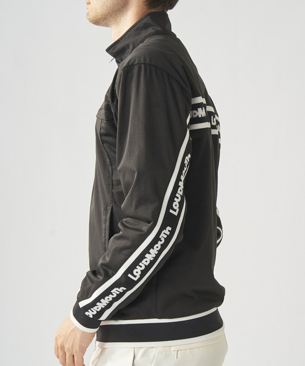 メンズ 4WAYライトボンディングブルゾン ブラック | LOUDMOUTH JAPAN