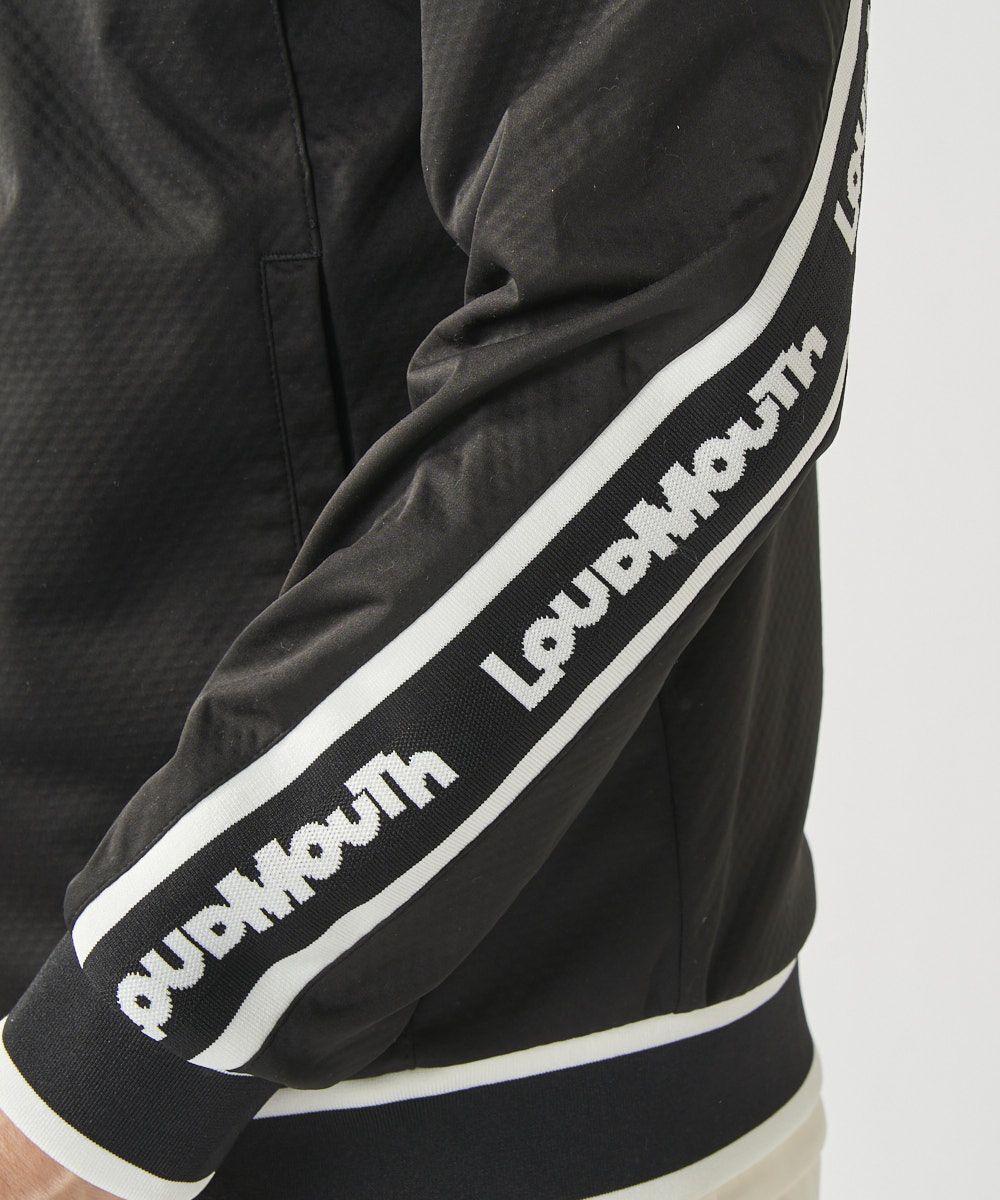 メンズ 4WAYライトボンディングブルゾン ブラック | LOUDMOUTH JAPAN