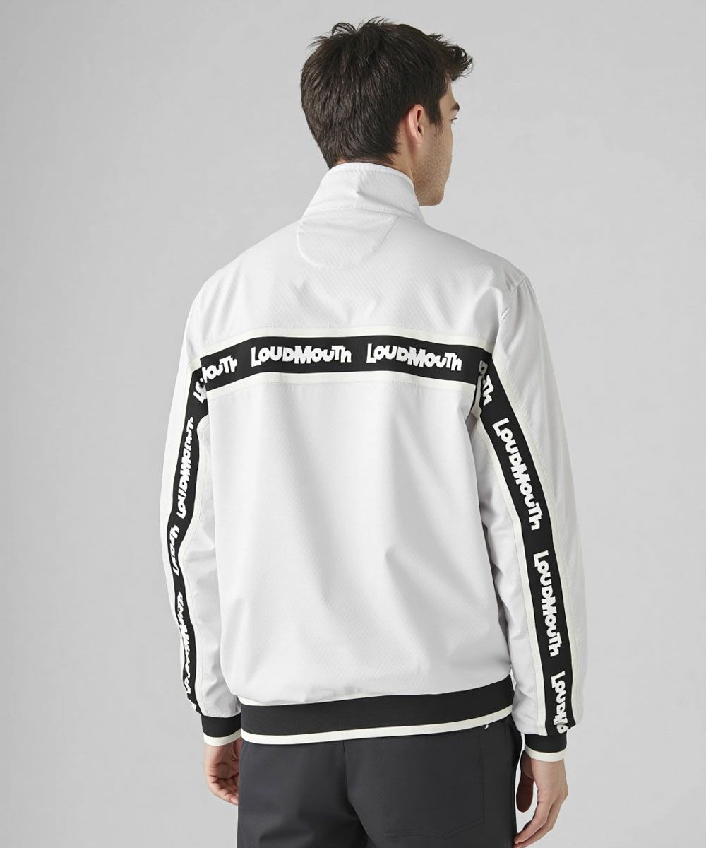 メンズ 4WAYライトボンディングブルゾン ホワイト | LOUDMOUTH JAPAN