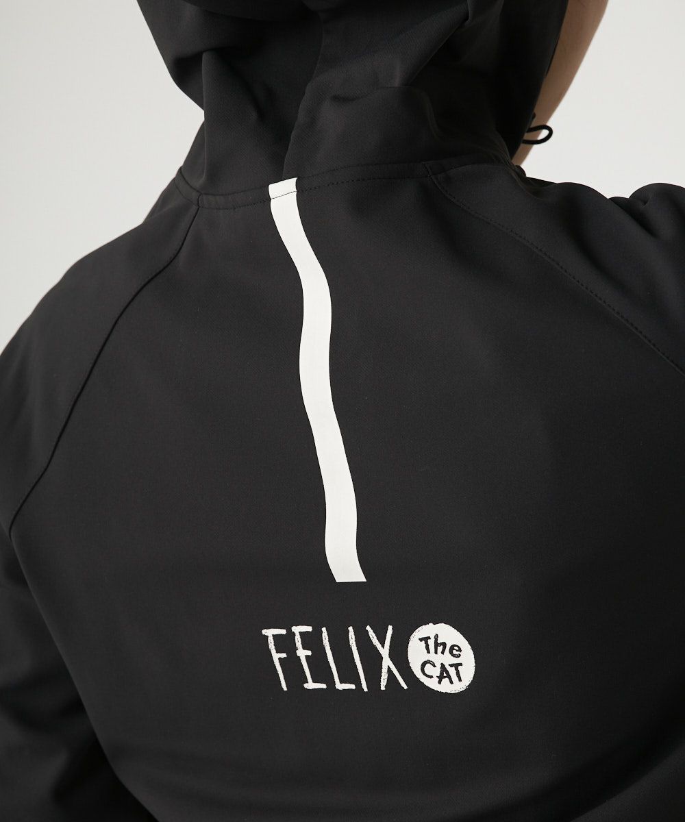 レディース LOUDMOUTH×FELIX コラボ ストレッチ裏起毛ブルゾン