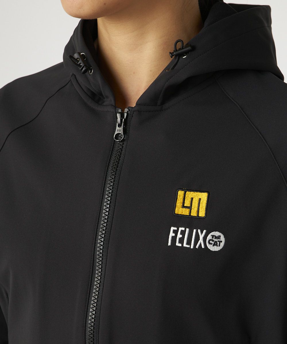 レディース LOUDMOUTH×FELIX コラボ ストレッチ裏起毛ブルゾン