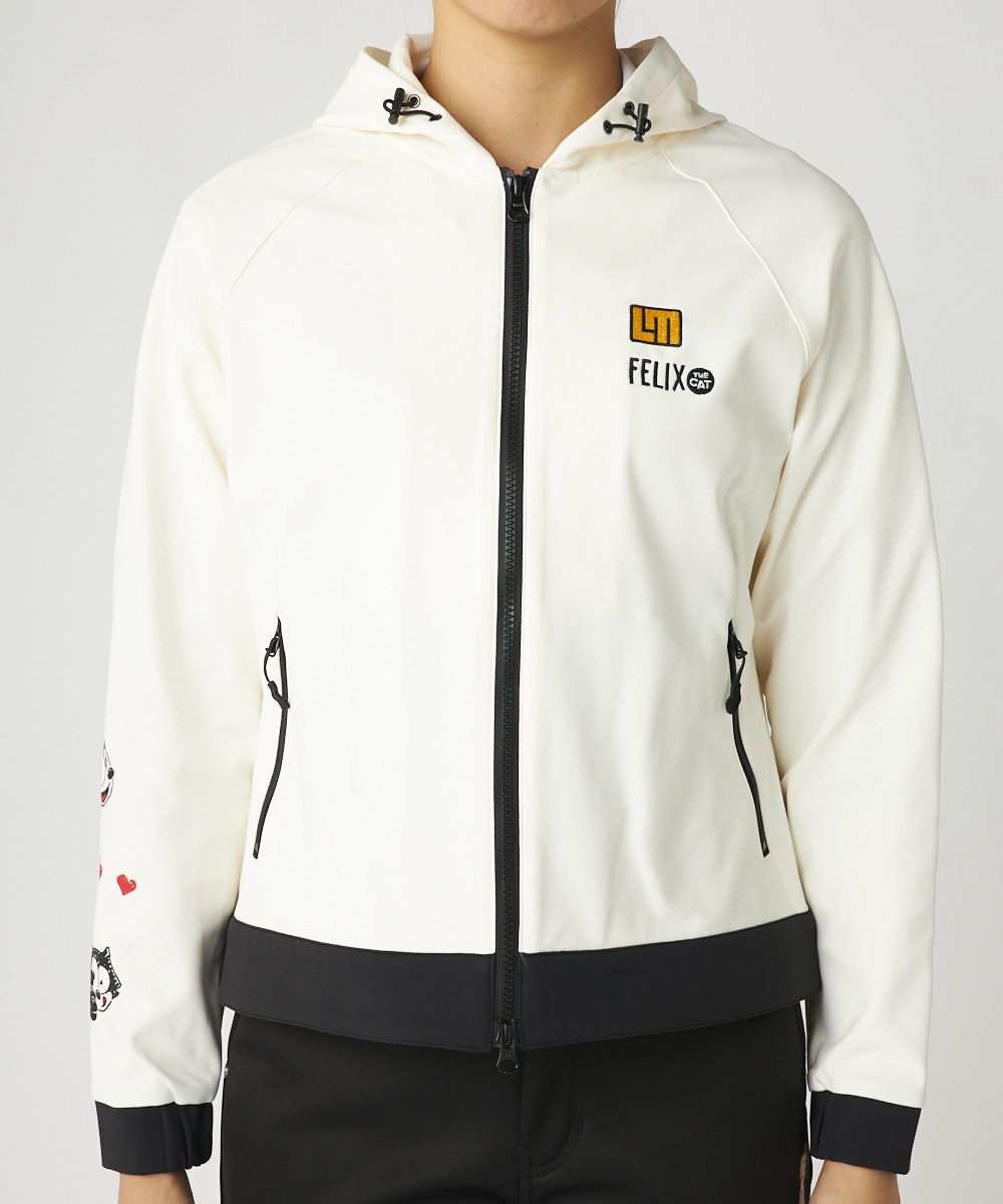 レディース LOUDMOUTH×FELIX コラボ ストレッチ裏起毛ブルゾン