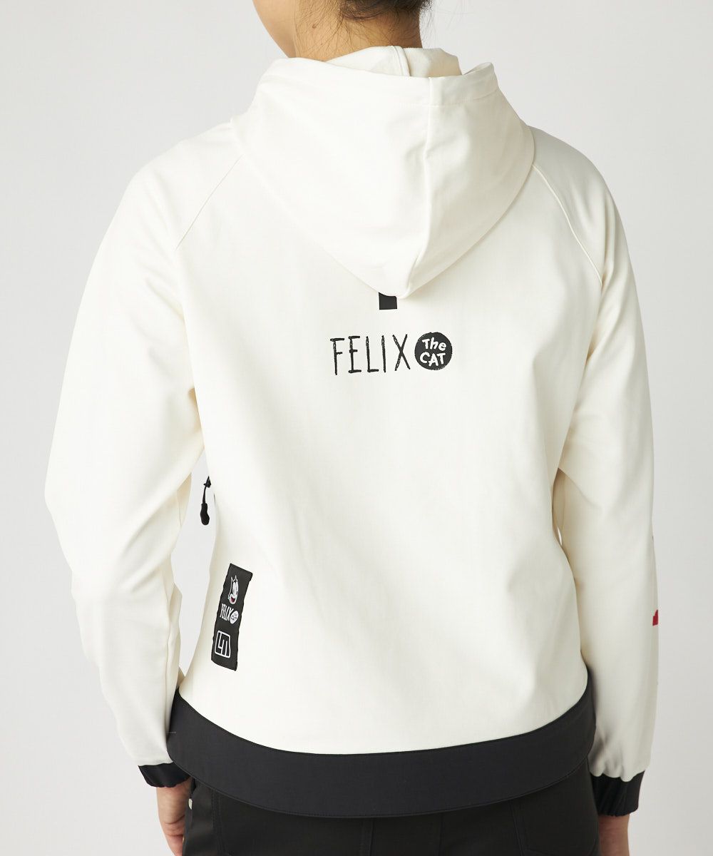 レディース LOUDMOUTH×FELIX コラボ ストレッチ裏起毛ブルゾン