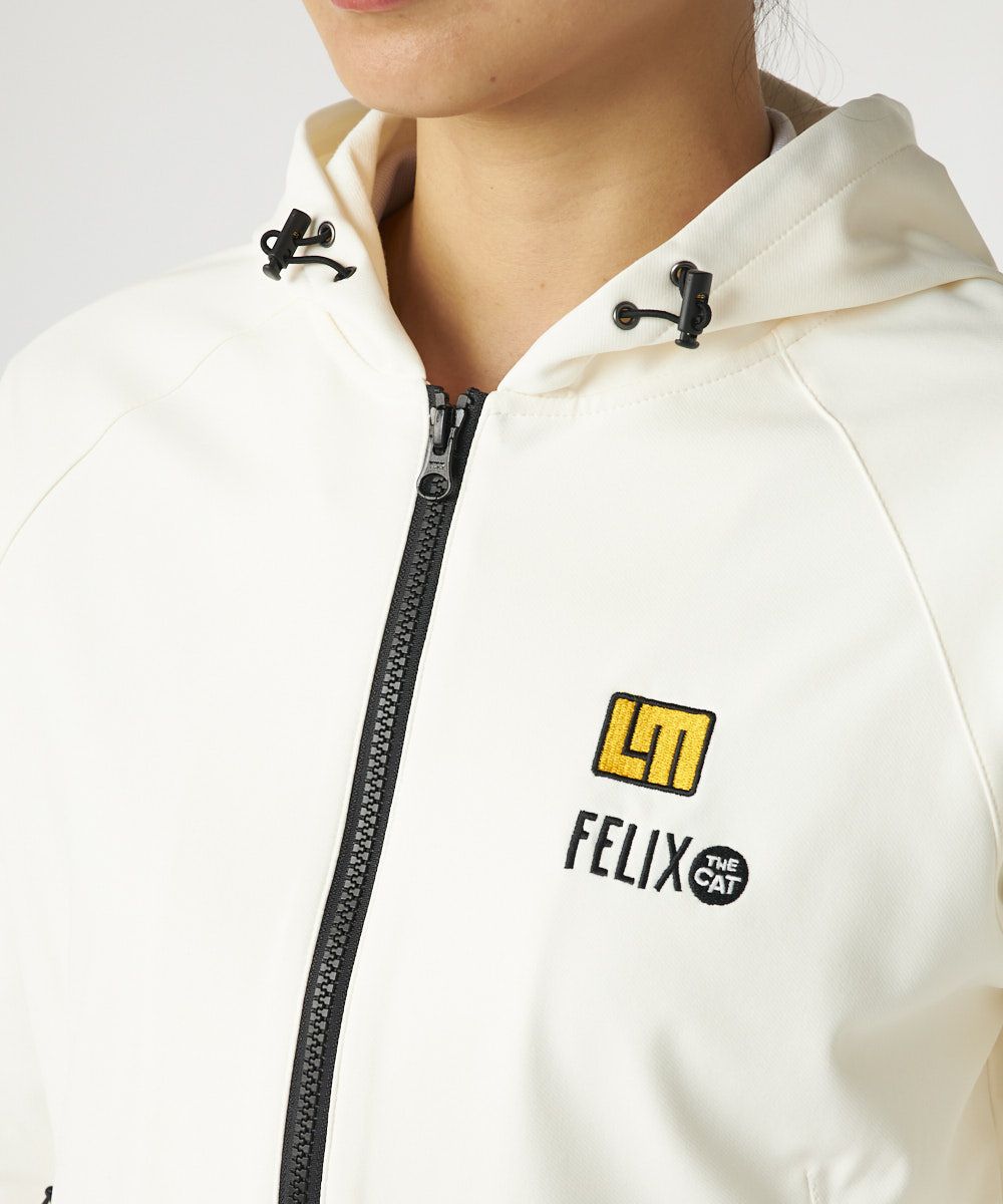 レディース LOUDMOUTH×FELIX コラボ ストレッチ裏起毛ブルゾン