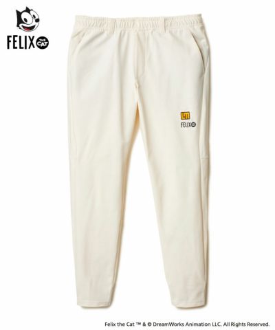メンズ LOUDMOUTH×FELIX コラボ裏起毛パンツ ホワイト