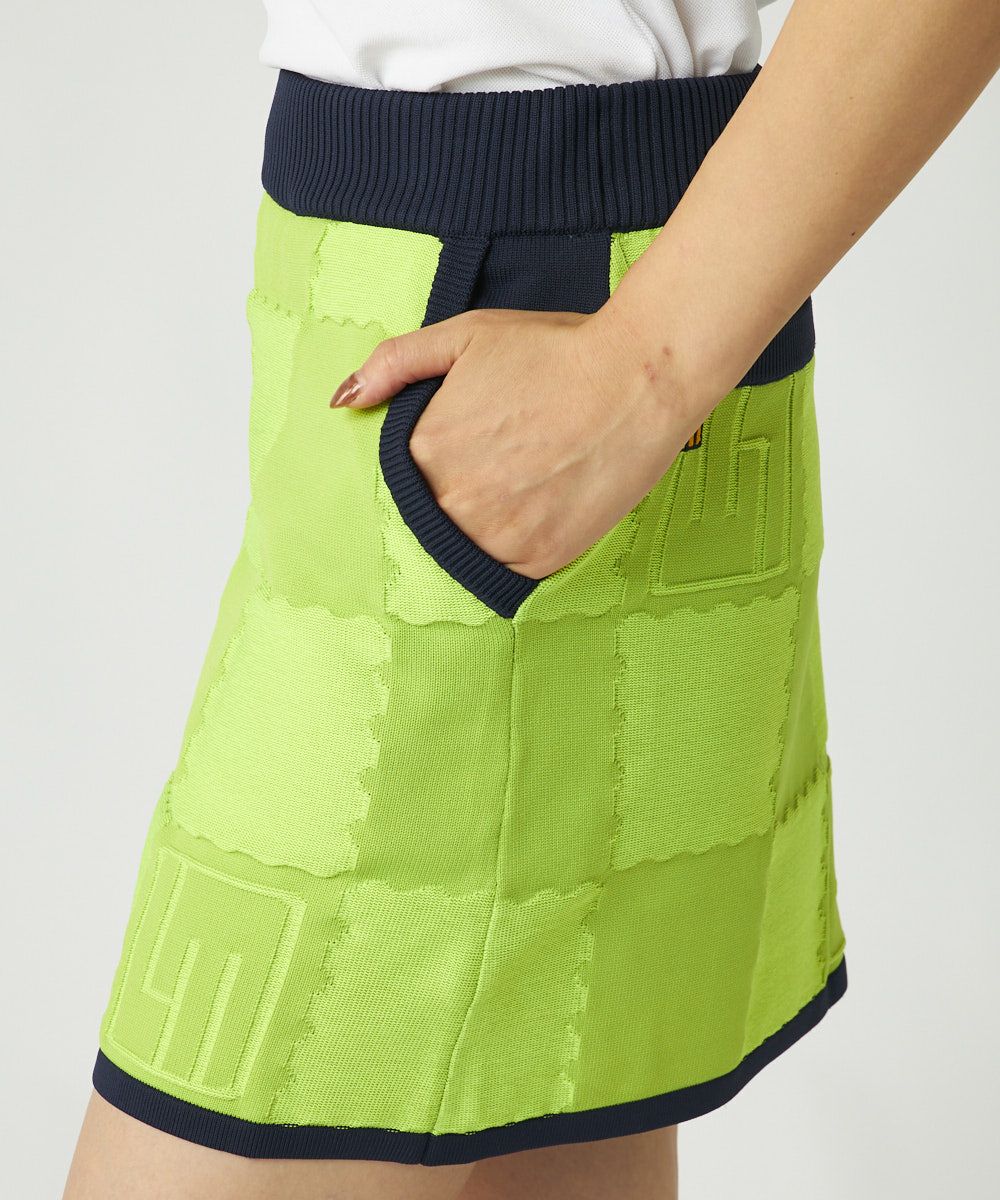 レディース 蓄熱ニットスカート ライトグリーン | LOUDMOUTH JAPAN