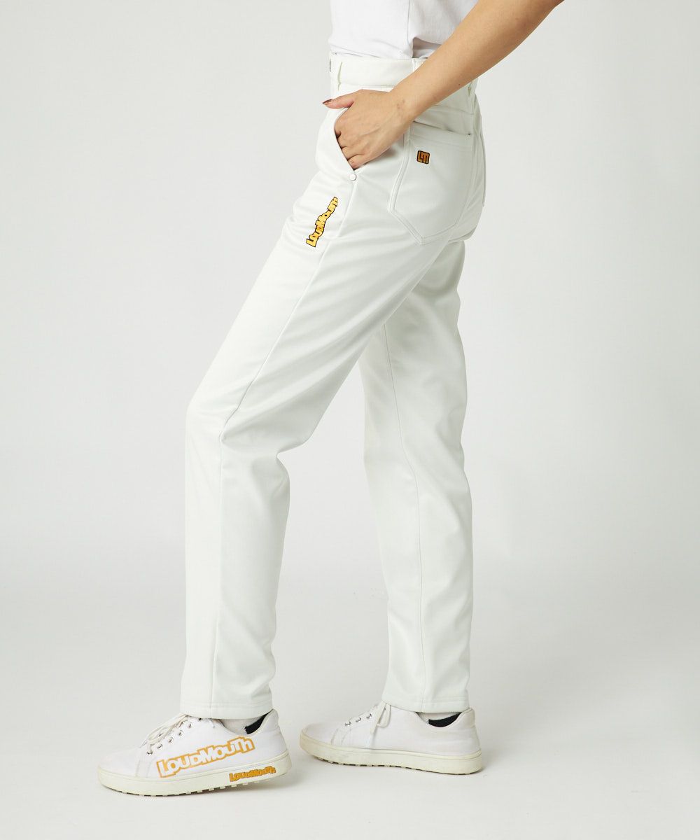 レディース 撥水透湿ボンディングパンツ オフホワイト | LOUDMOUTH JAPAN
