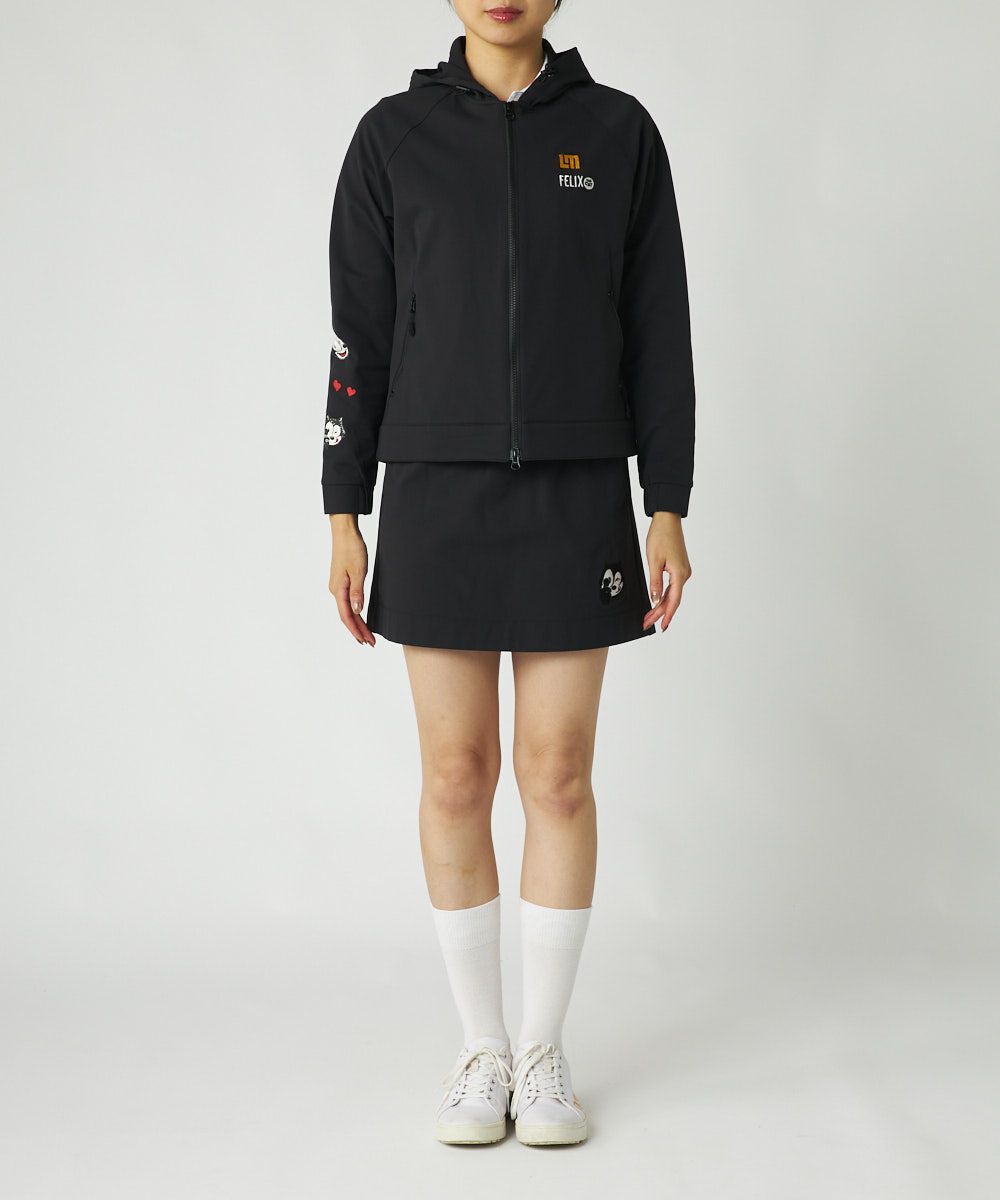 レディース LOUDMOUTH×FELIX コラボ ストレッチ裏起毛スカート