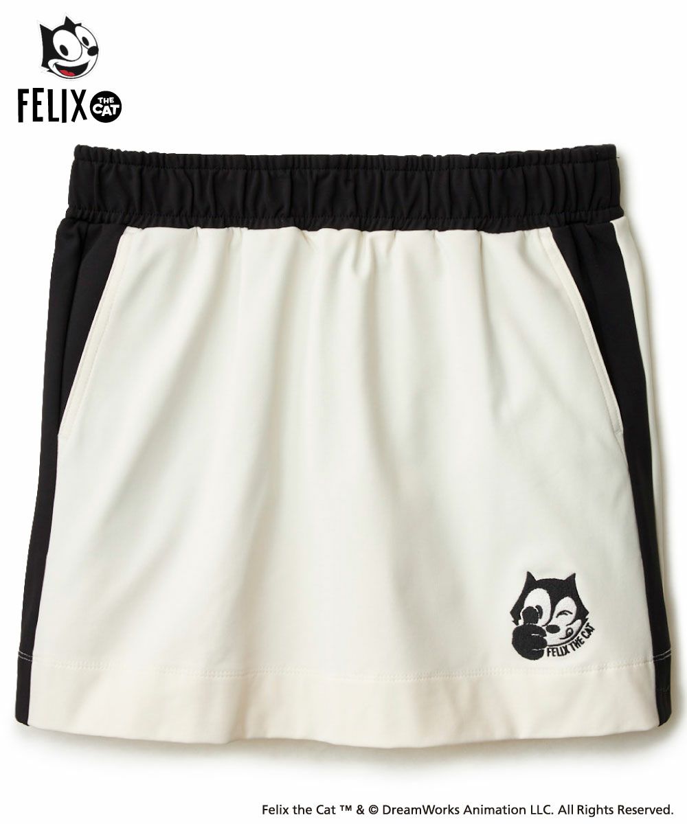 レディース LOUDMOUTH×FELIX コラボ ストレッチ裏起毛スカート