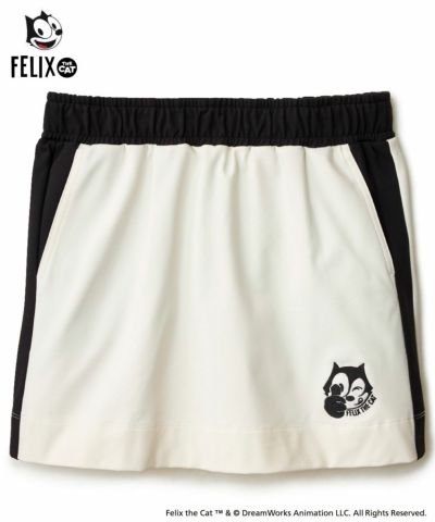 LOUDMOUTH 黒　スカート レース付き スカート LOUDMOUTH/ラウドマウス ゴルフウェア ブランド ロゴ