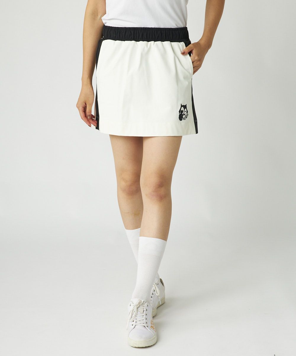 レディース LOUDMOUTH×FELIX コラボ ストレッチ裏起毛スカート