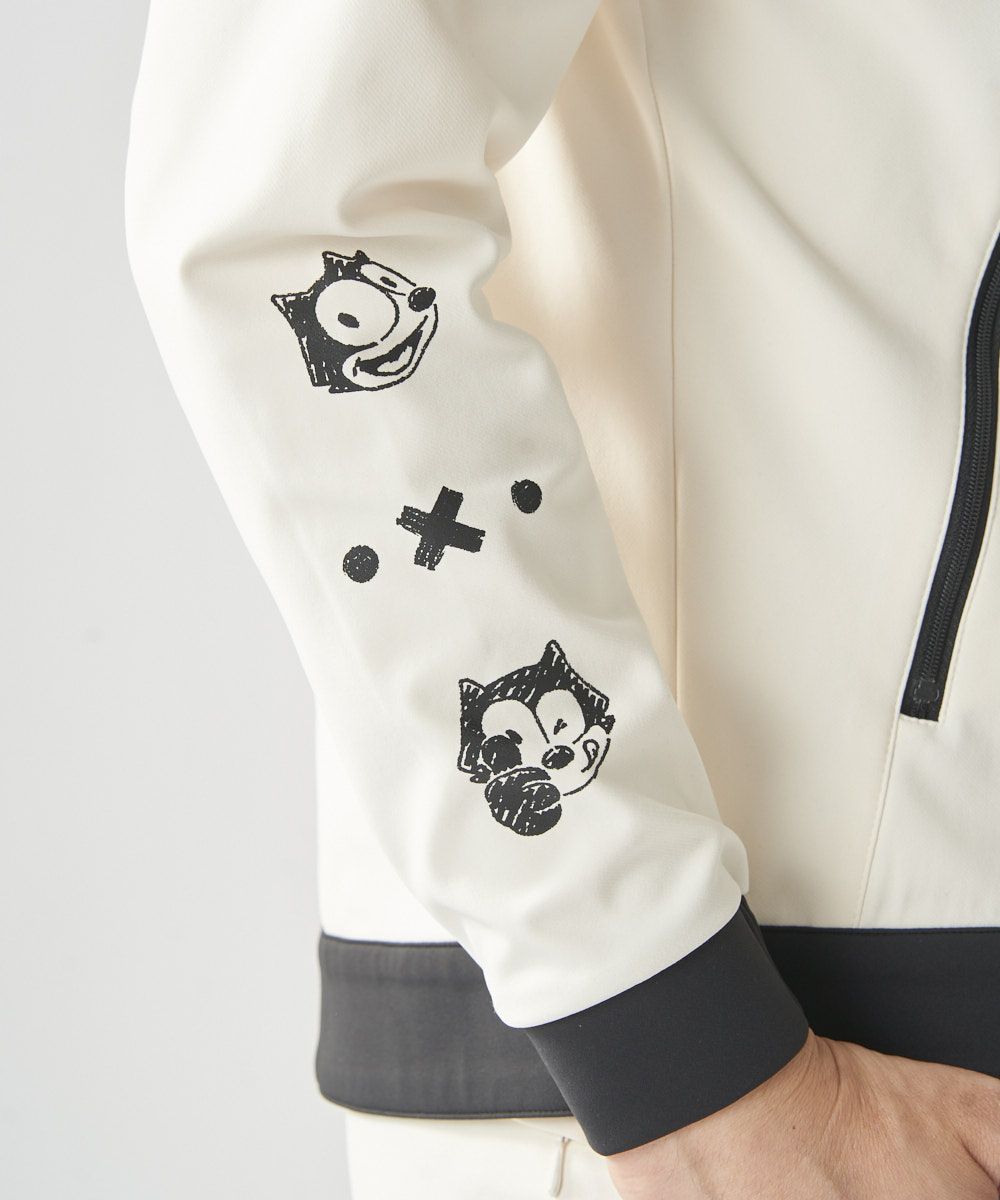 LOUDMOUTH×FELIX コラボ ストレッチ裏起毛ブルゾン LOUDMOUTH×FELIX コラボ ストレッチ裏起毛ブルゾン - メルカリ