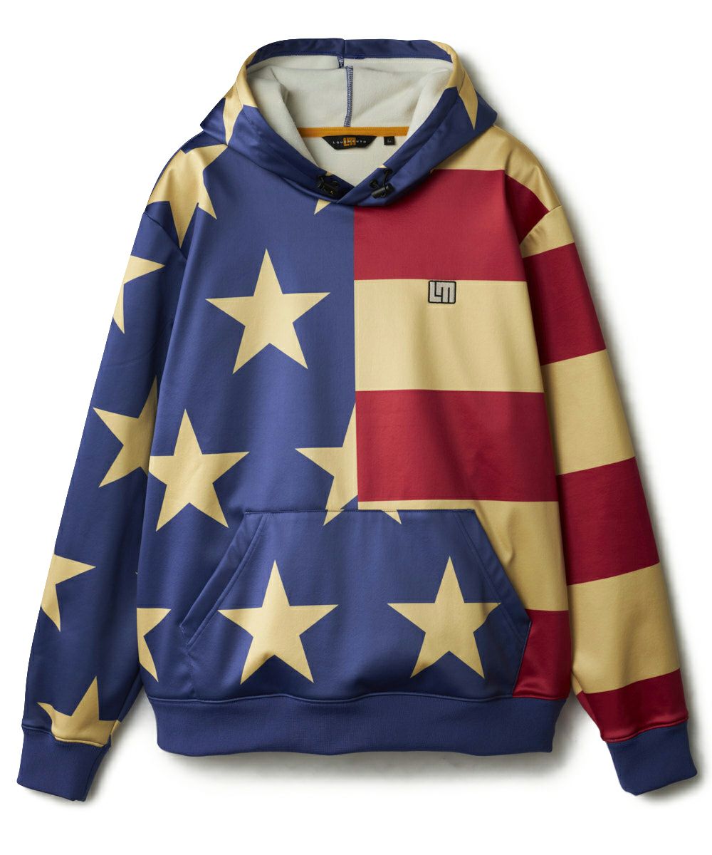 メンズ 撥水裏フリース柄パーカー Old Glory/オールドグローリー