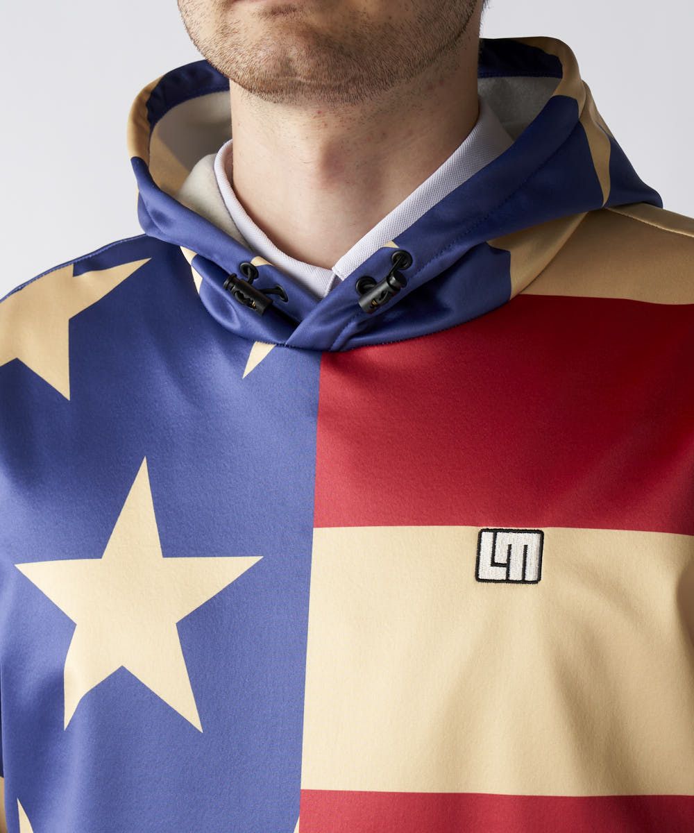 メンズ 撥水裏フリース柄パーカー Old Glory/オールドグローリー