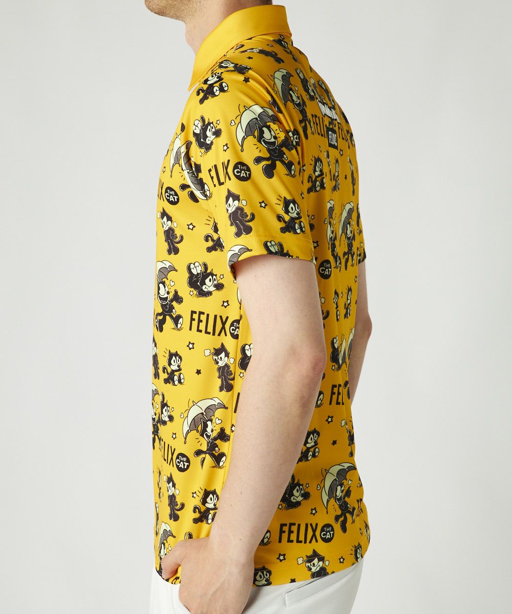 メンズ LOUDMOUTH×FELIX コラボ柄半袖シャツ オレンジ | LOUDMOUTH JAPAN
