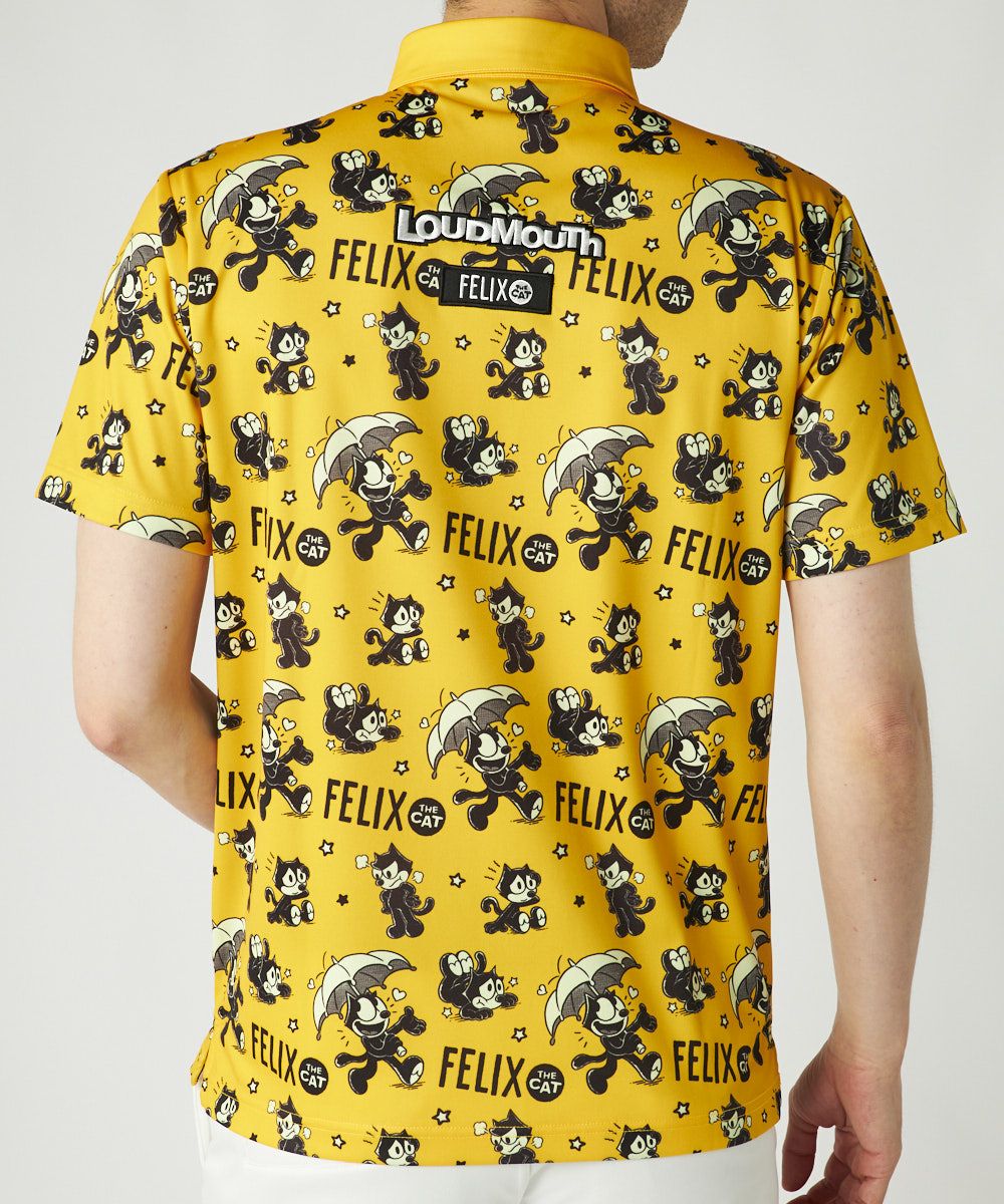 メンズ LOUDMOUTH×FELIX コラボ柄半袖シャツ オレンジ | LOUDMOUTH JAPAN