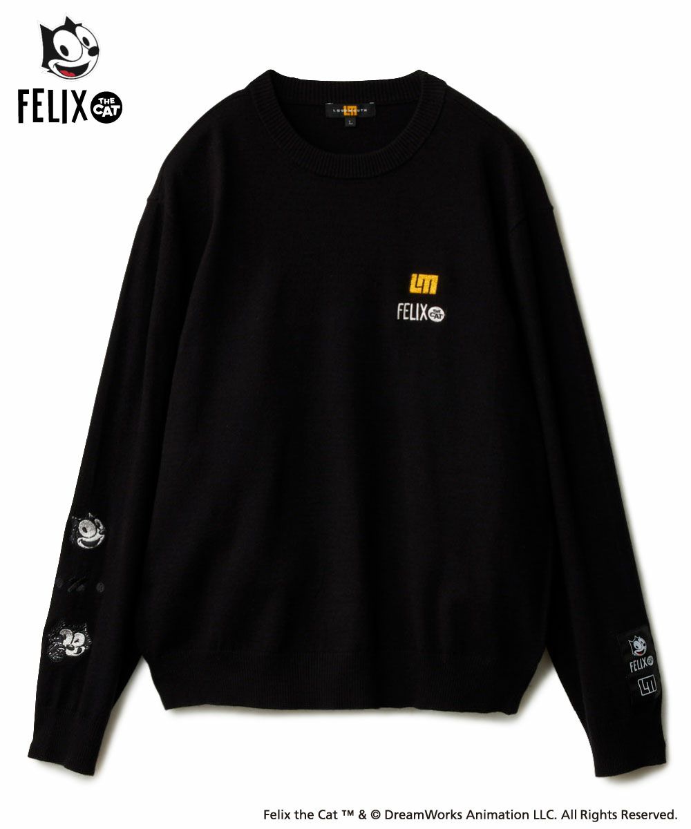 メンズ LOUDMOUTH×FELIX コラボ 軽量ニット ブラック | LOUDMOUTH JAPAN