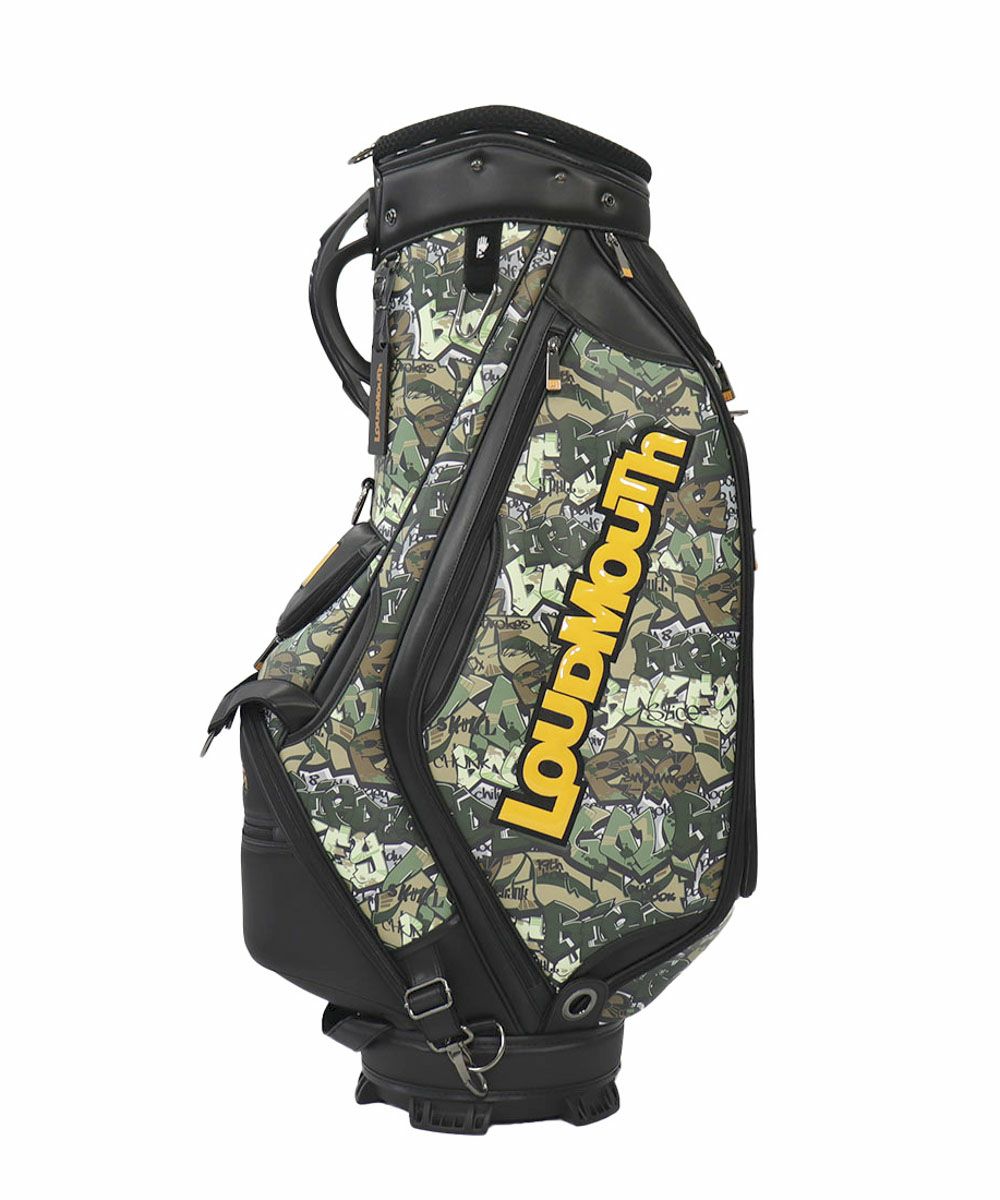 キャディバッグ 9型 Tags Camo/タグスカモ | LOUDMOUTH JAPAN