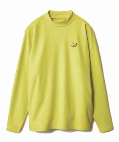 メンズ モックネック長袖シャツ ライトグリーン | LOUDMOUTH JAPAN