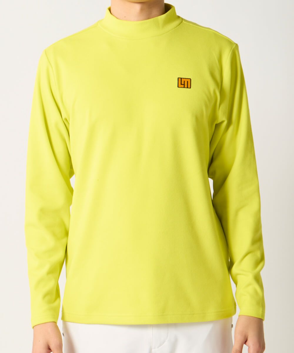 メンズ モックネック長袖シャツ ライトグリーン | LOUDMOUTH JAPAN